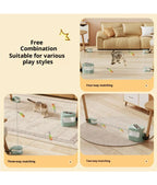 Interactive Cat Running Wheel Toy – Indoor Treadmill with Remote & Bird Sound