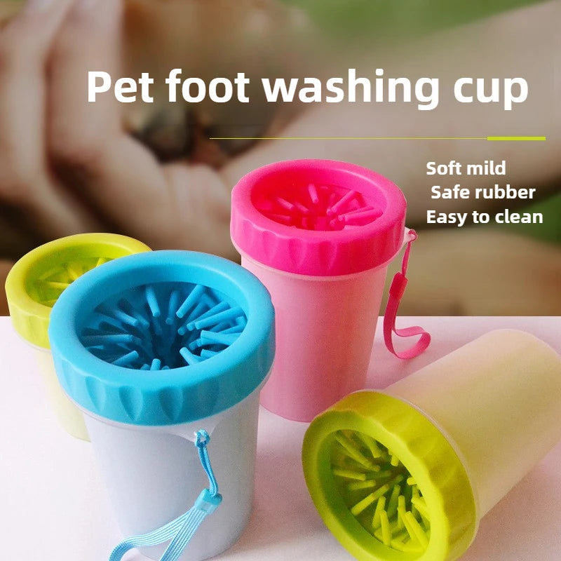Pet Paw Cleaner Cup – Portable Dog & Cat Paw Washer, Easy No-Rub Cleaning