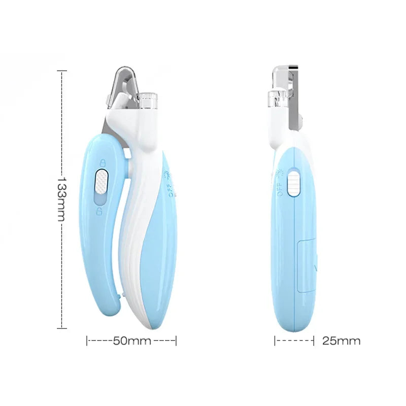 Pet Nail Clippers with LED Light – Grooming Scissors for Dogs, Cats & Small Animals – Paw Nail Trimmer