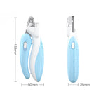 Pet Nail Clippers with LED Light – Grooming Scissors for Dogs, Cats & Small Animals – Paw Nail Trimmer
